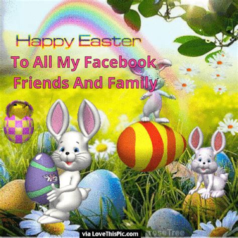 happy easter to my facebook friends images